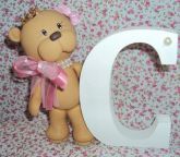 Letra Decorada Ursinha Princesa