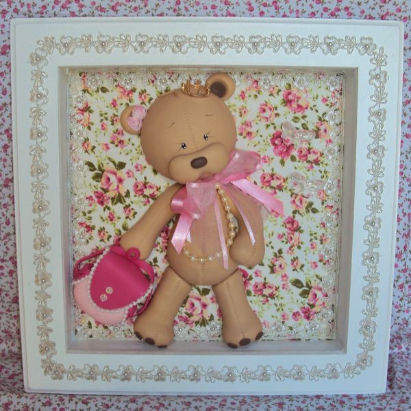 Quadro Ursinha Princesa
